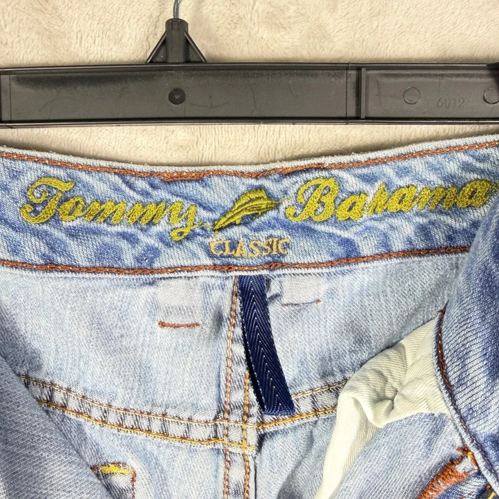 Tommy Bahama Classic Fit Jeans Mens 38x34 Blue Light‎ Wash Cotton Tencel Blend